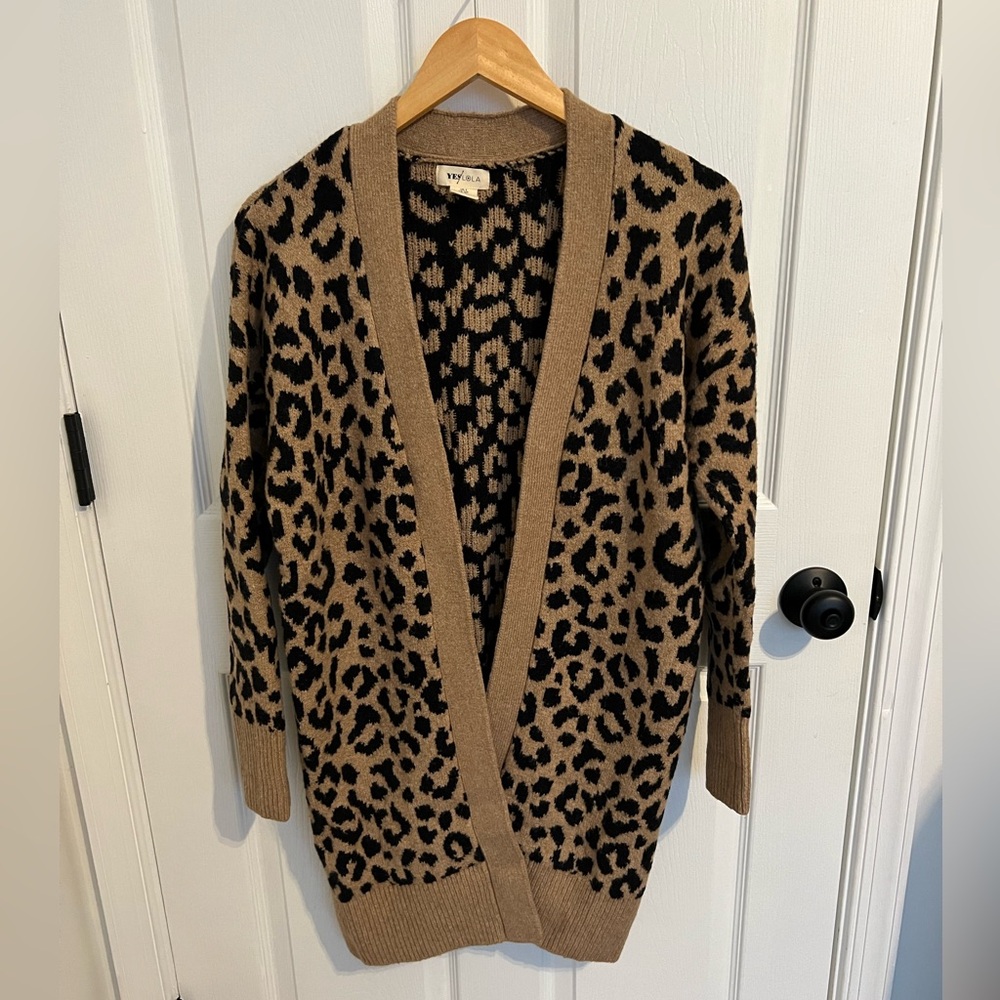 Warm and Cozy Leopard Cardigan